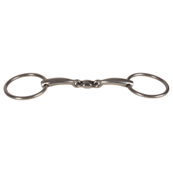 Mors à Anneaux Velari Double Brisure Acier Inoxydable