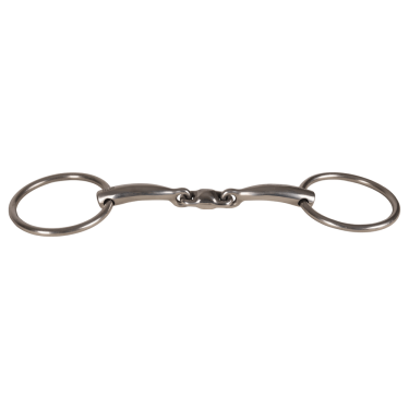 Mors à Anneaux Velari Double Brisure Acier Inoxydable