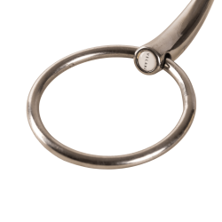 Mors à Anneaux Velari Double Brisure Acier Inoxydable