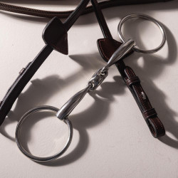Mors à Anneaux Velari Double Brisure Acier Inoxydable