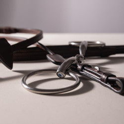 Mors à Anneaux Velari Double Brisure Acier Inoxydable