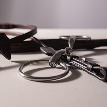 Mors à Anneaux Velari Double Brisure Acier Inoxydable