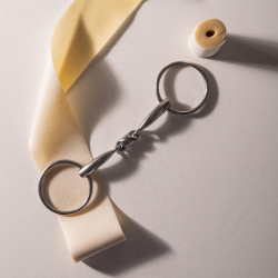 Mors à Anneaux Velari Double Brisure Acier Inoxydable