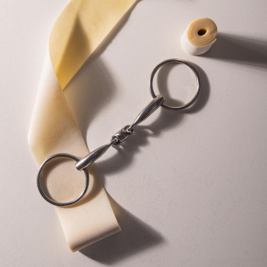 Mors à Anneaux Velari Double Brisure Acier Inoxydable