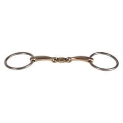 Mors à Anneaux Velari Double Brisure en Cuivre Mors à Anneaux Velari Double Brisure en Cuivre