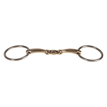 Mors à Anneaux Velari Double Brisure en Cuivre Mors à Anneaux Velari Double Brisure en Cuivre