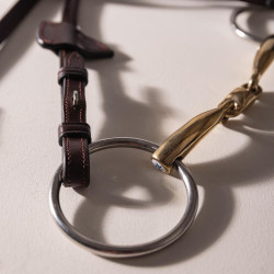 Mors à Anneaux Velari Double Brisure en Cuivre Mors à Anneaux Velari Double Brisure en Cuivre