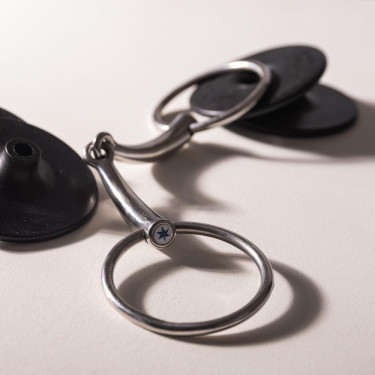 Mors à Anneaux Velari Simple Brisure Acier Inoxydable Mors à Anneaux Velari Simple Brisure Acier Inoxydable