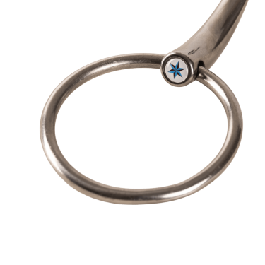 Mors à Anneaux Velari Simple Brisure Acier Inoxydable