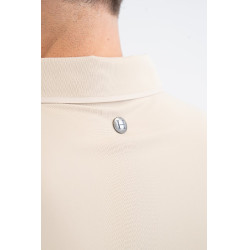 Polo SG x Harcour Nino homme manches courtes Lin Beige Polo SG x Harcour Nino homme manches courtes Lin Beige