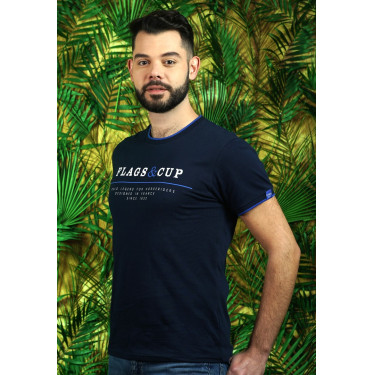 T-shirt homme TIAPARO Flags & Cup T-shirt homme TIAPARO Flags & Cup