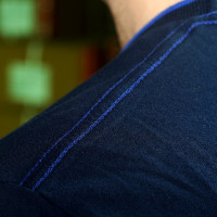 T-shirt homme TIAPARO Flags & Cup Bleu marine T-shirt homme TIAPARO Flags & Cup Bleu marine