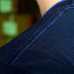 T-shirt homme TIAPARO Flags & Cup Bleu marine T-shirt homme TIAPARO Flags & Cup Bleu marine