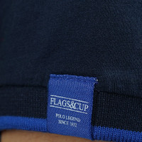 T-shirt homme TIAPARO Flags & Cup Bleu marine T-shirt homme TIAPARO Flags & Cup Bleu marine