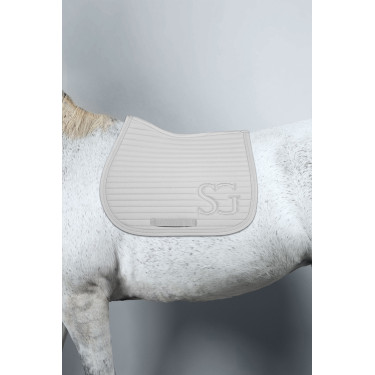 Tapis de selle SG x Harcour Lilibet Blanc Tapis de selle SG x Harcour Lilibet Blanc