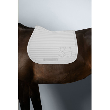 Tapis de selle SG x Harcour Lilibet Blanc Tapis de selle SG x Harcour Lilibet Blanc
