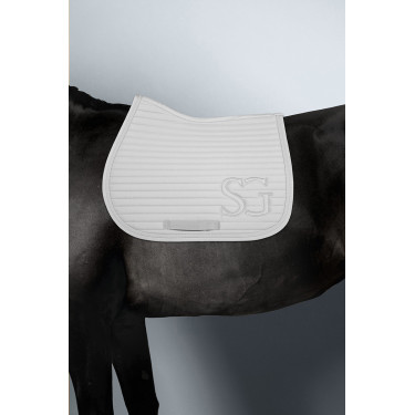 Tapis de selle SG x Harcour Lilibet Blanc Tapis de selle SG x Harcour Lilibet Blanc