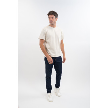 Tee-shirt SG x Harcour Lucky manches courtes Lin Beige Tee-shirt SG x Harcour Lucky manches courtes Lin Beige