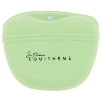 Pochette friandises silicone Je t'aime Equithème Vert / menthe