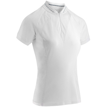 Polo Equithème Elodia Blanc