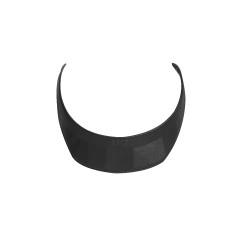 Visière pour casque Naca en cuir Noir