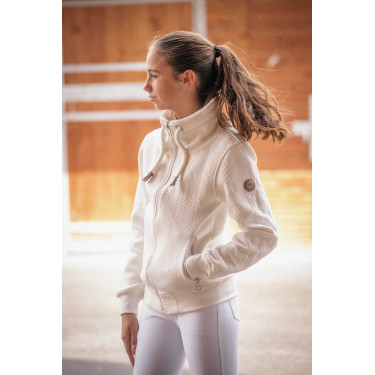 Sweat-shirt Pénélope Laponia Ecru Beige Sweat-shirt Pénélope Laponia Ecru Beige