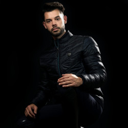 Veste light homme RESO Flags & Cup Bleu marine