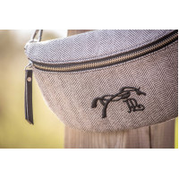 Sac banane Pénélope Chevron Noir Sac banane Pénélope Chevron Noir