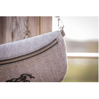 Sac banane Pénélope Chevron Noir Sac banane Pénélope Chevron Noir