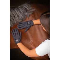 Gants Eden by Pénélope Prisma Strass Marine Bleu marine