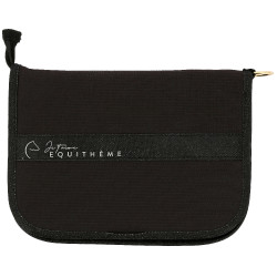 Porte documents Je t'aime Equithème Marron