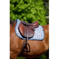 Tapis de selle Equithème Chic Bleu