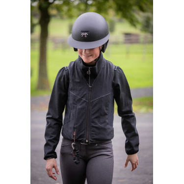 Casque Pénélope visière longue Noir mat Casque Pénélope visière longue Noir mat