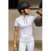 Polo Equithème Riyadh Blanc Polo Equithème Riyadh Blanc