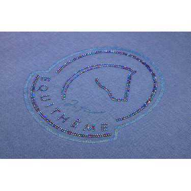 T-shirt Je t'aime Equithème Rosalie Violet