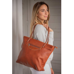 Sac Pénélope Toti Cognac Marron