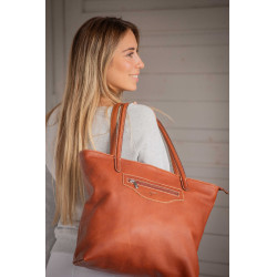 Sac Pénélope Toti Cognac Marron