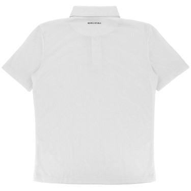 Polo Riding World Romain enfant Blanc