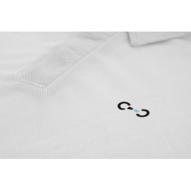 Polo Riding World Romain enfant Blanc