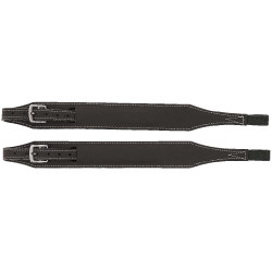 Étrivières monobranches Line Norton Havane Marron