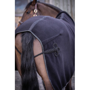 Couverture Polaire Diagonal Paddock Sports Noir Couverture Polaire Diagonal Paddock Sports Noir