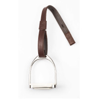 Etrivières Bates cuir / synthétique à crochets