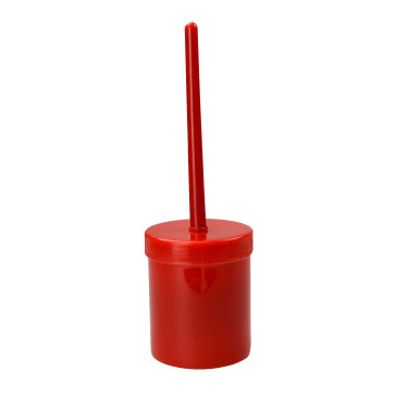 Pinceau pour sabot avec pot Rouge