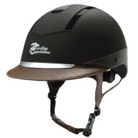 Casque Privilege Equitation CONFORT Noir / marron