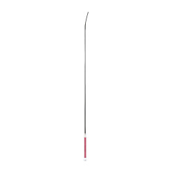 Cravache de dressage Whip & Go culot métal Bordeaux / argent