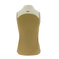 Polo Equithème jersey sans manches Ecru Beige