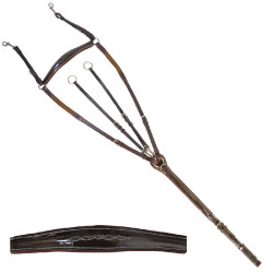 Collier de chasse Privilege Equitation Nice Marron