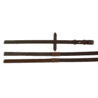 Rênes Hunter Eric Thomas Elite 16 mm Havane Marron