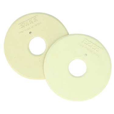 Rondelles de mors Norton semi-ouverte Blanc