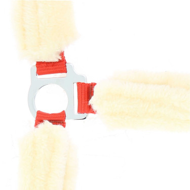 Licol Norton Full mouton synthétique Rouge / écru